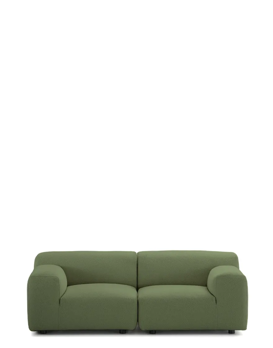 Sale Kartell Plastics duo deux places canapé orsetto VERT