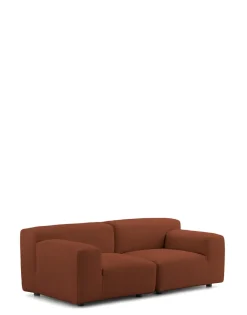 Discount Kartell Plastics duo deux places canapé orsetto ROUILLE