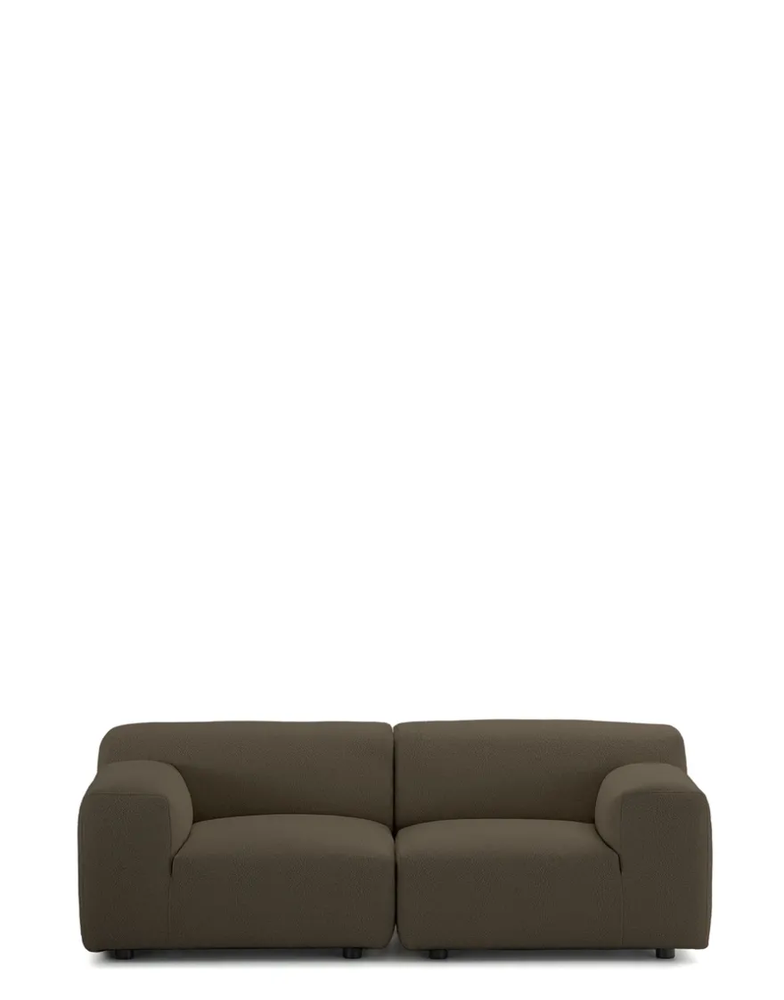 Clearance Kartell Plastics duo deux places canapé orsetto BROWN