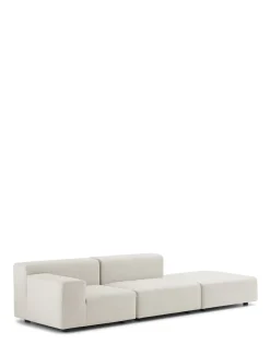 Discount Kartell Plastics outdoor deux places canapé + pouf BLANC