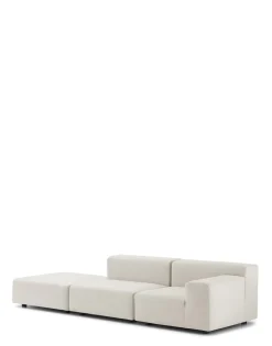 Discount Kartell Plastics outdoor deux places canapé + pouf BLANC