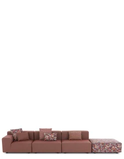 Best Kartell Plastics outdoor liberty 3 places + 1 pouf artemis ROUILLE