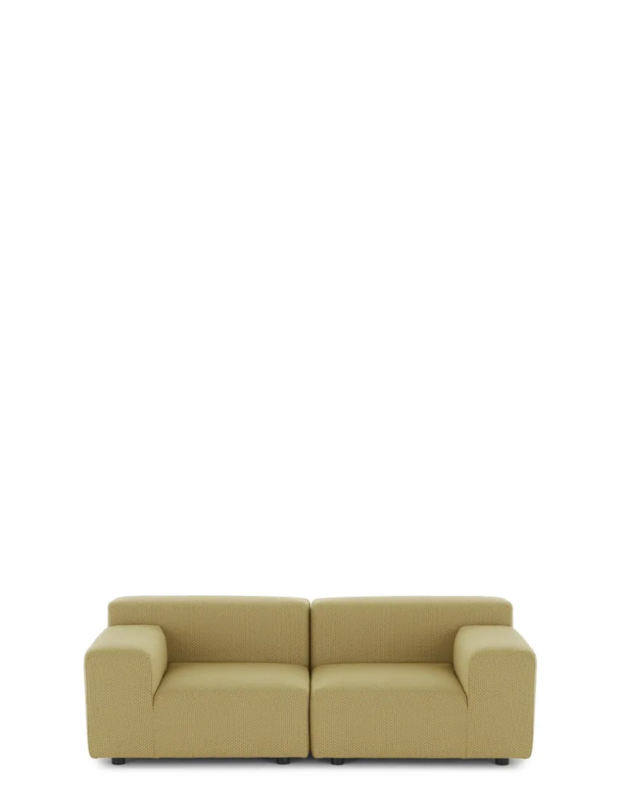 Clearance Kartell Plastics outdoor liberty 2 places JAUNE