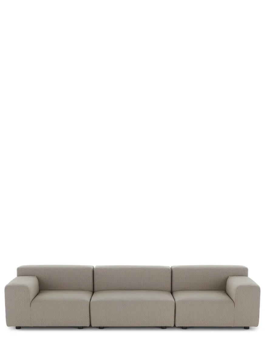 Kartell Plastics outdoor liberty 3 places BEIGE