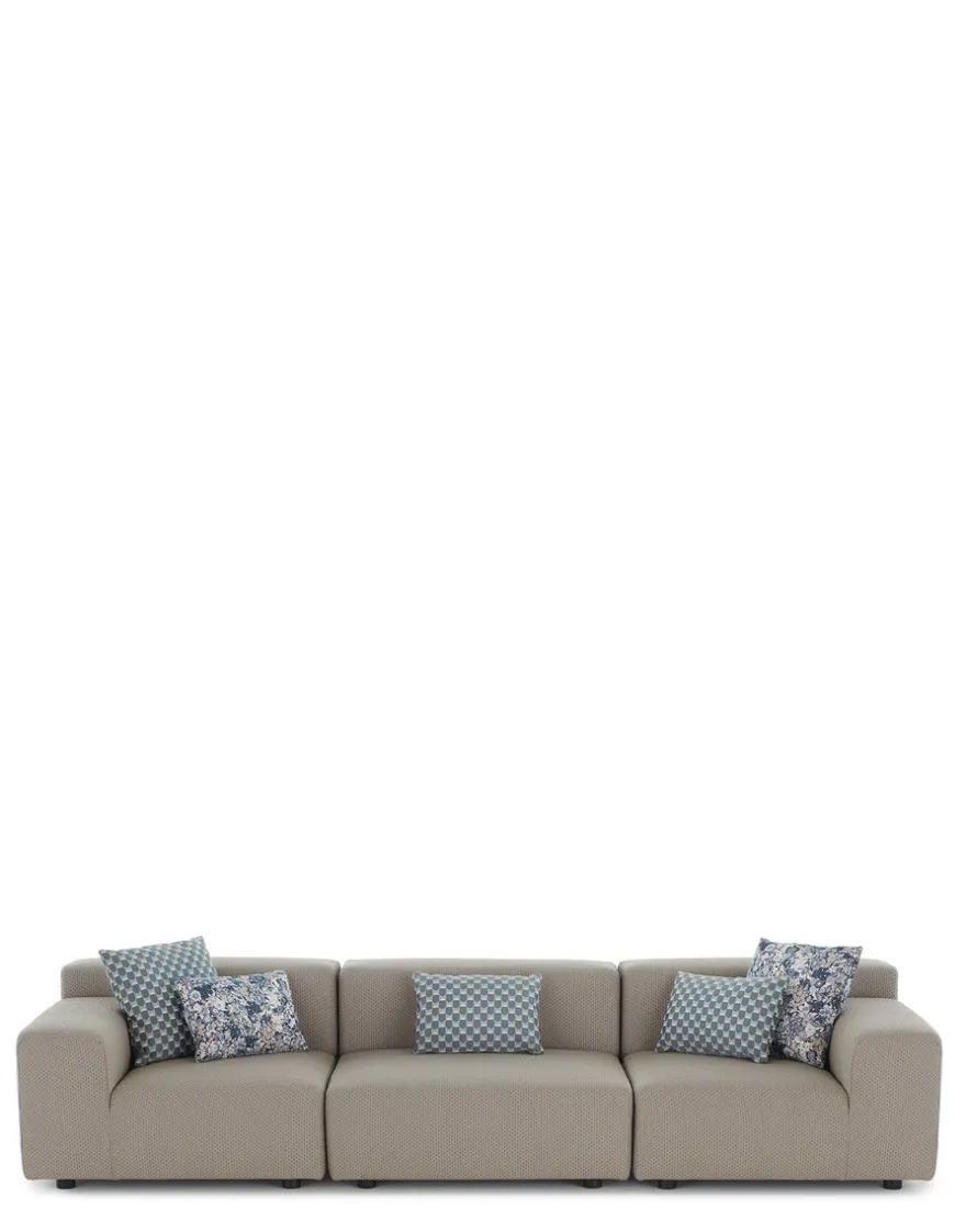 Kartell Plastics outdoor liberty 3 places BEIGE