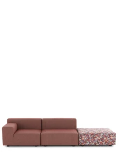 Online Kartell Plastics outdoor liberty 2 places + 1 pouf artemis ROUILLE