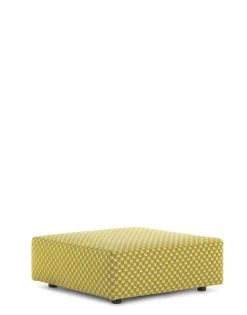 Outlet Kartell Plastics outdoor liberty pouf obi check JAUNE