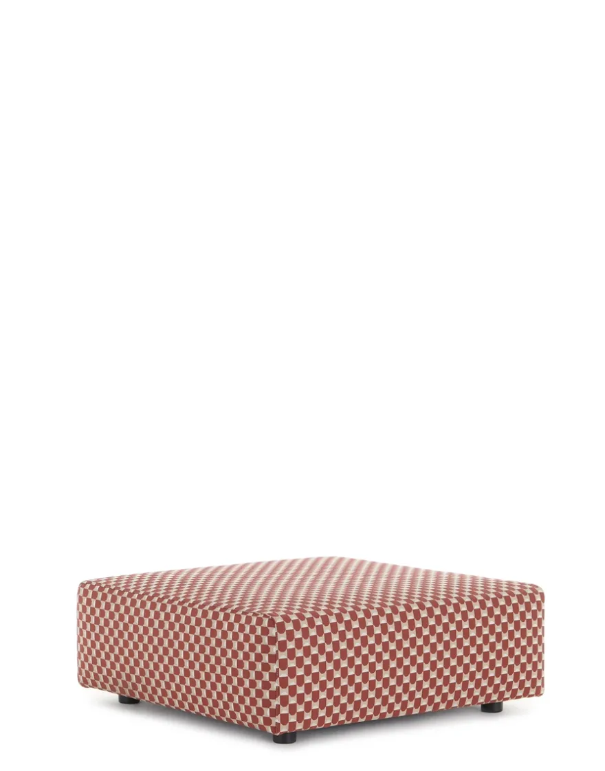Kartell Plastics outdoor liberty pouf obi check ROUILLE