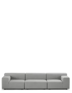 Discount Kartell Plastics outdoor trois places canapé GRIS