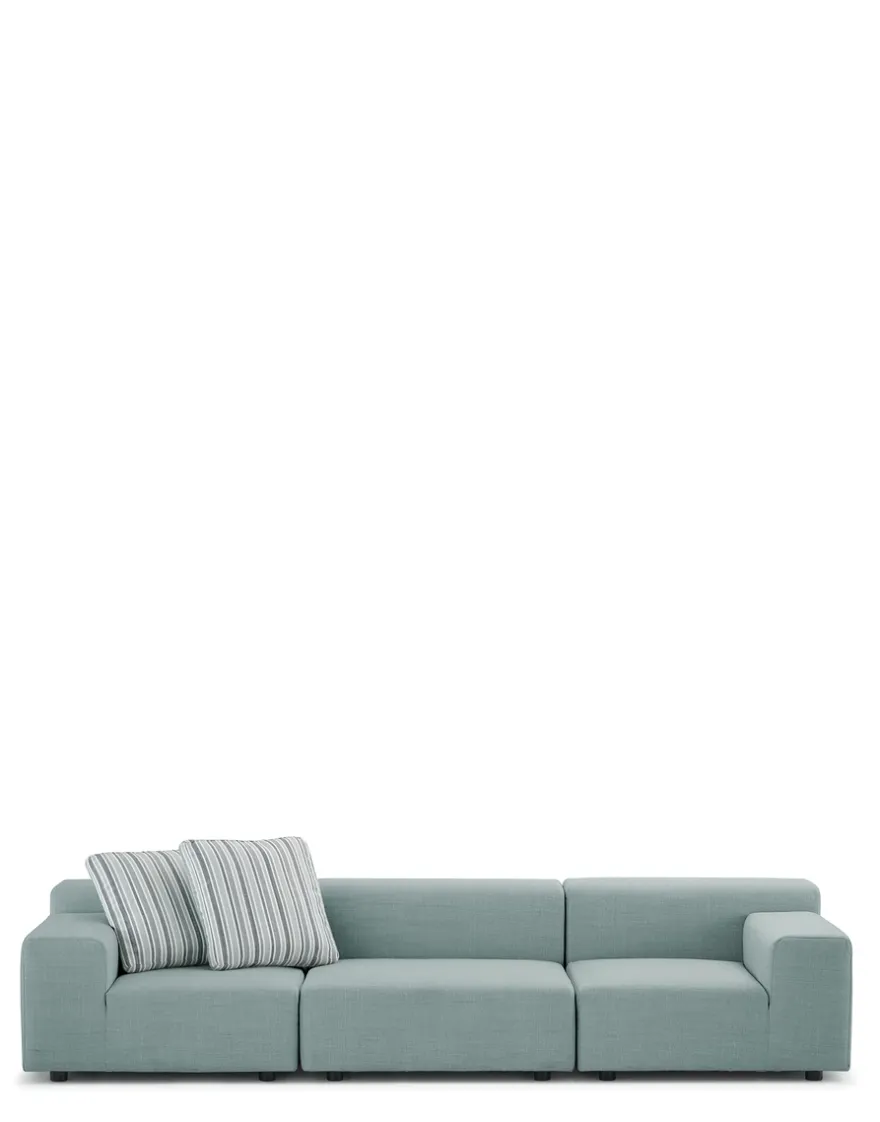 Clearance Kartell Plastics outdoor trois places canapé VERT