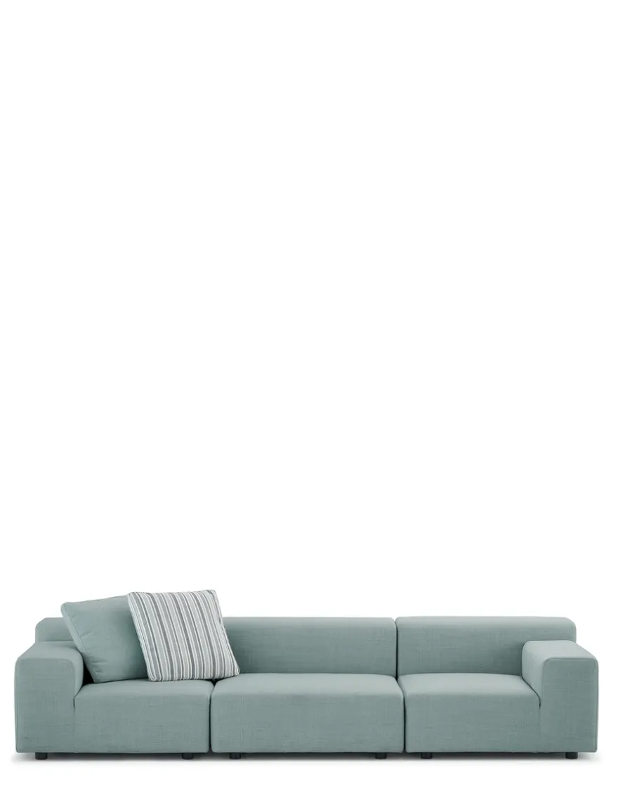 Clearance Kartell Plastics outdoor trois places canapé VERT