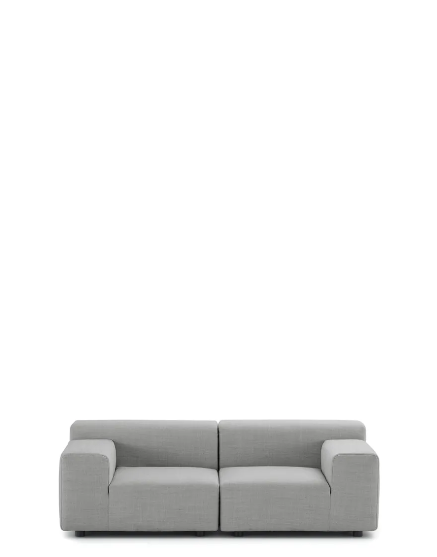 Sale Kartell Plastics outdoor two-seater GRIS
