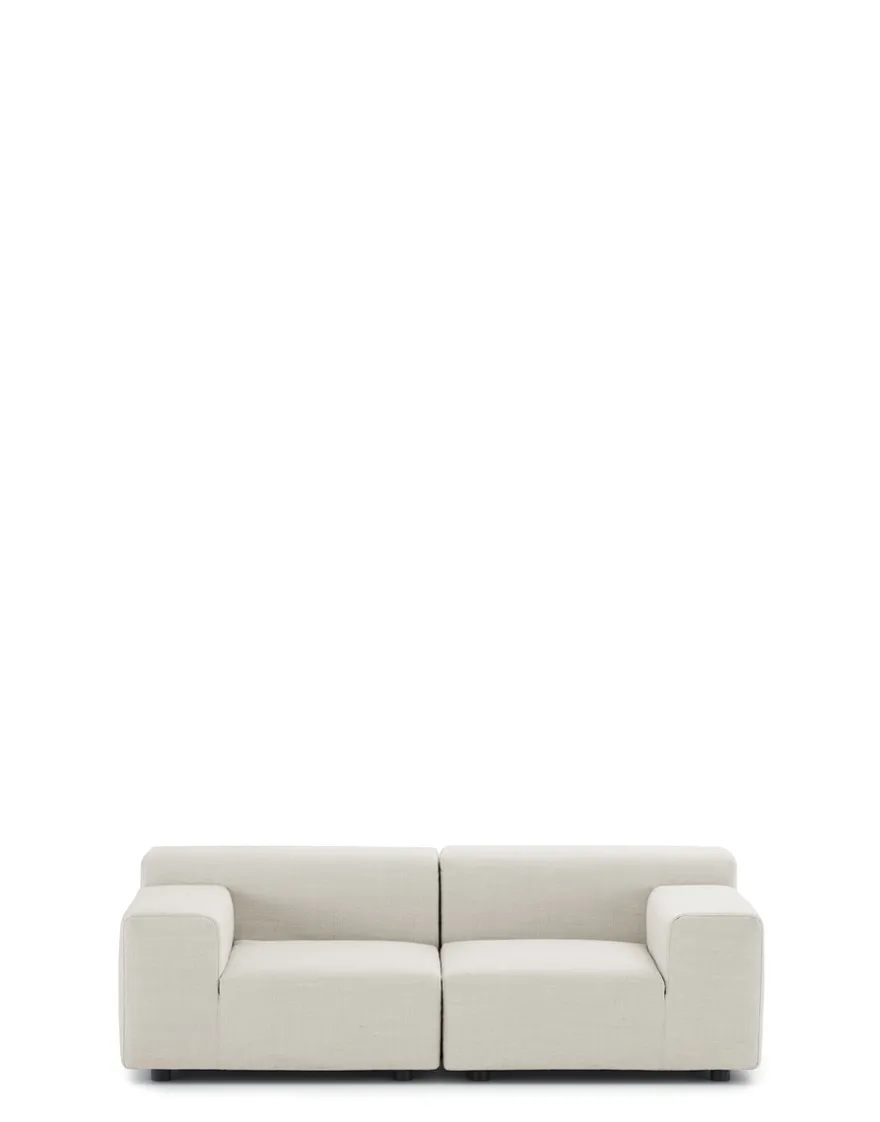 Clearance Kartell Plastics outdoor two-seater BLANC