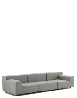 Hot Kartell Plastics tech fabric trois places canapé GRIS