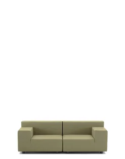 Kartell Plastics tech fabric deux places canapé VERT