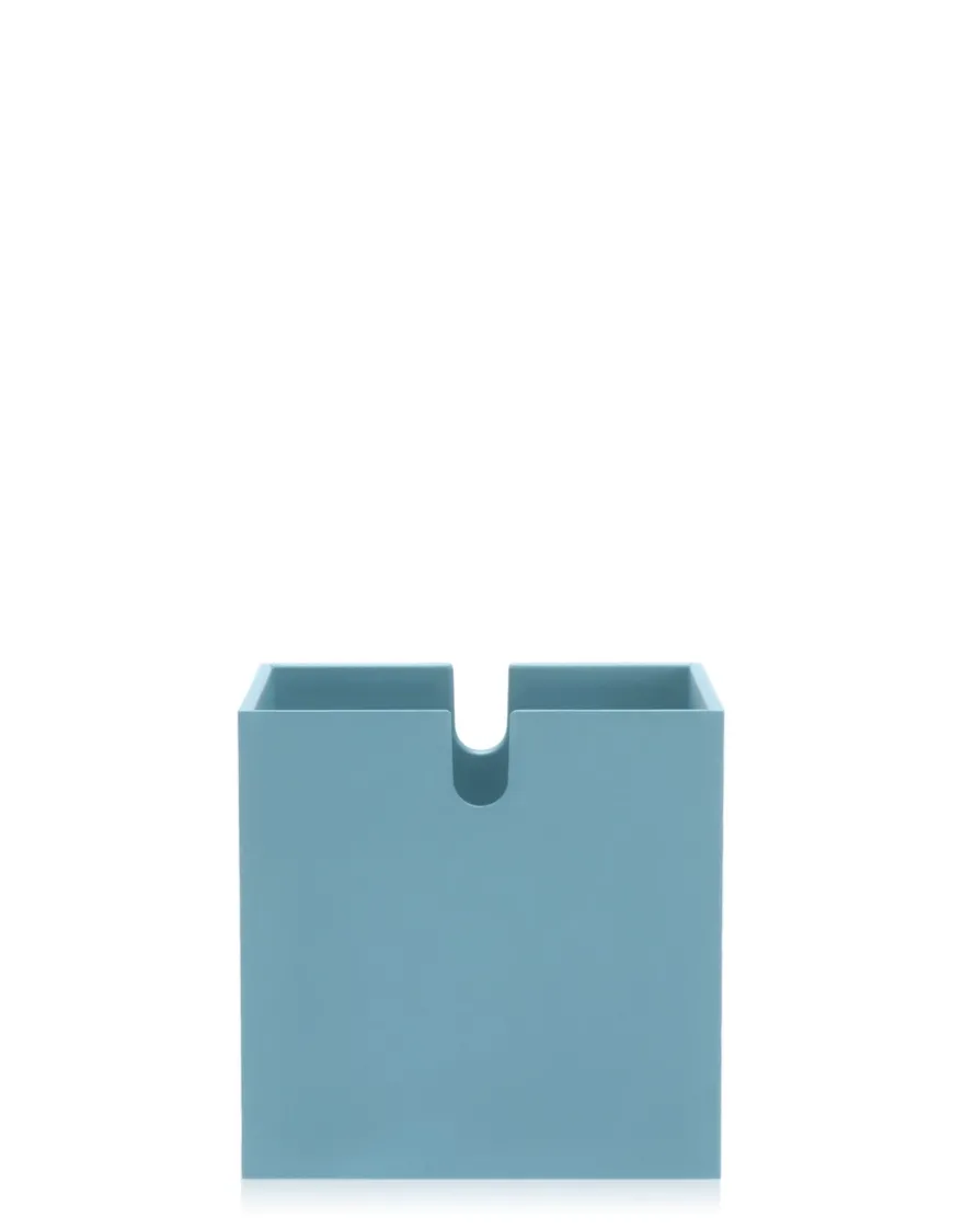 Discount Kartell Polvara cube BLEU CLAIR