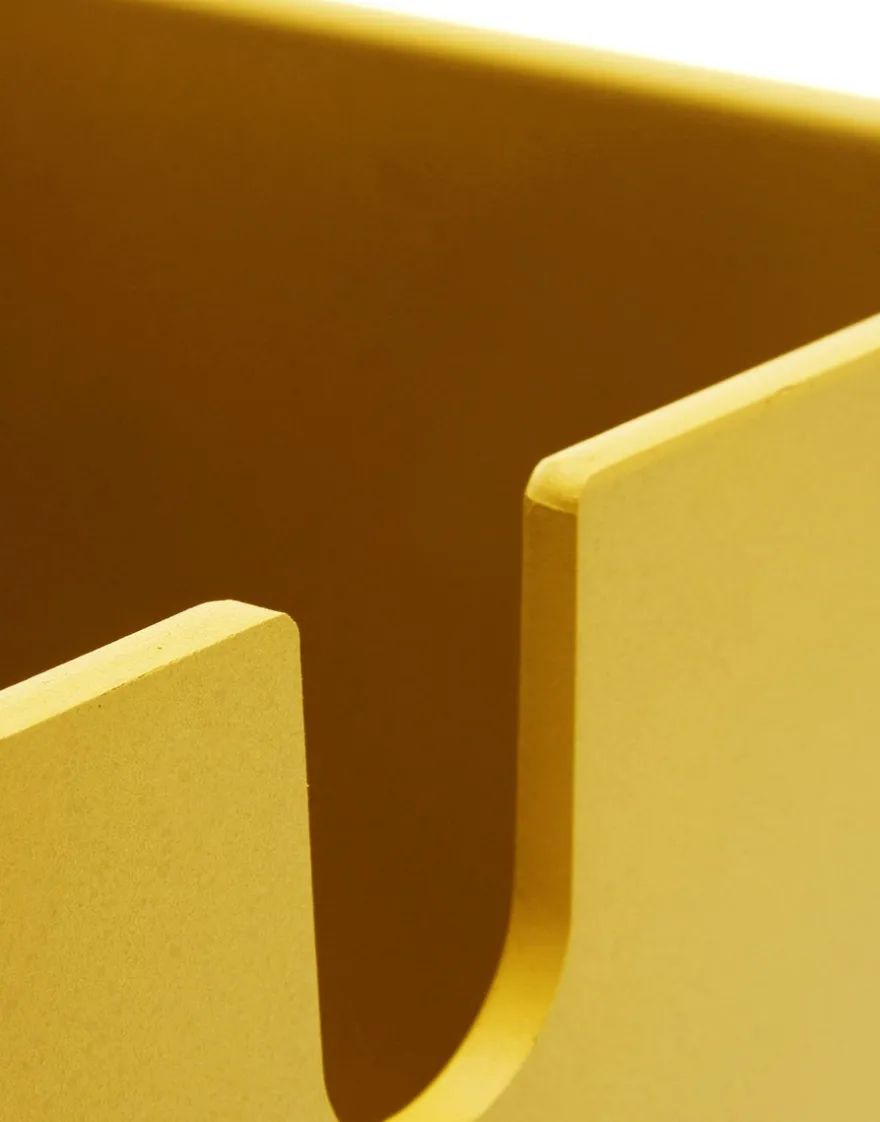 Online Kartell Polvara cube JAUNE