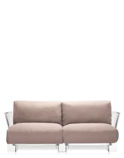 Online Kartell Pop outdoor deux places canapé SUNBRELLA DOVE GREY
