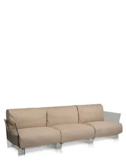 Best Kartell Pop outdoor trois places canapé IKON DOVE GREY