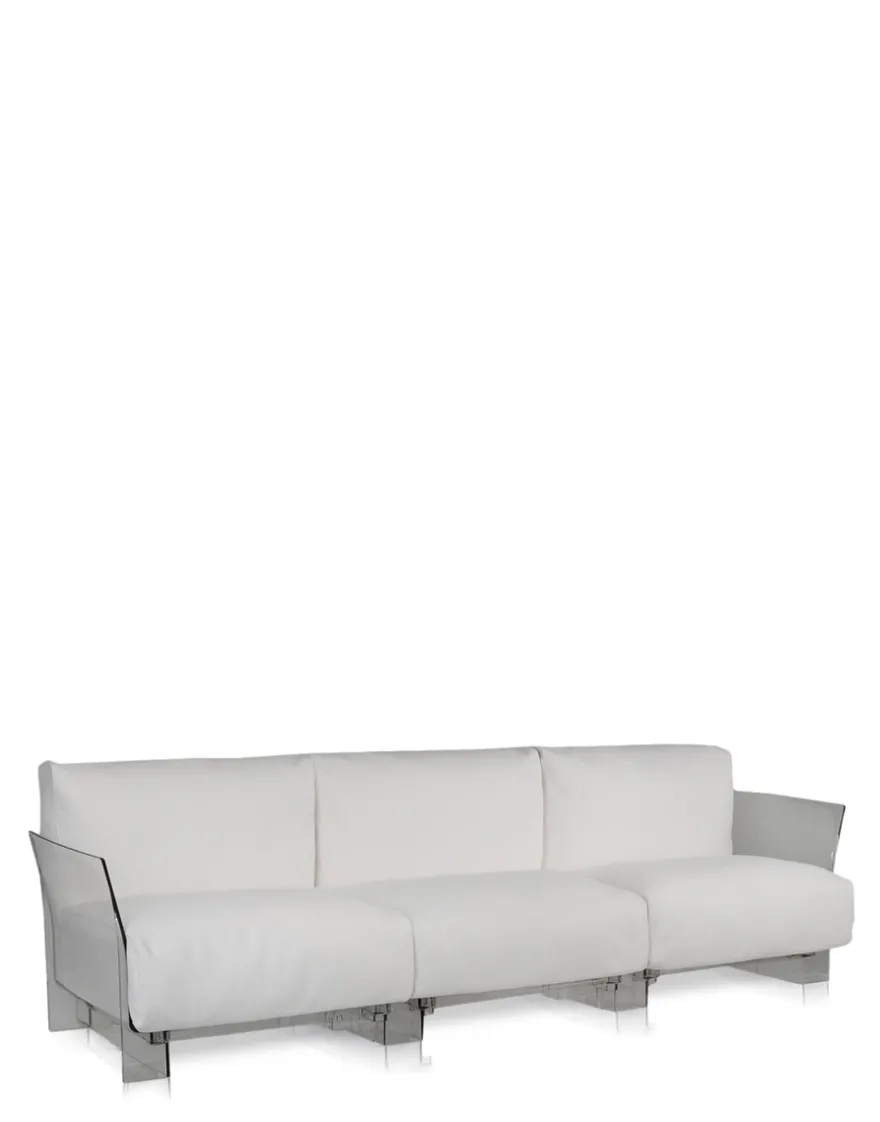 Best Kartell Pop outdoor trois places canapé SUNBRELLA BLANC