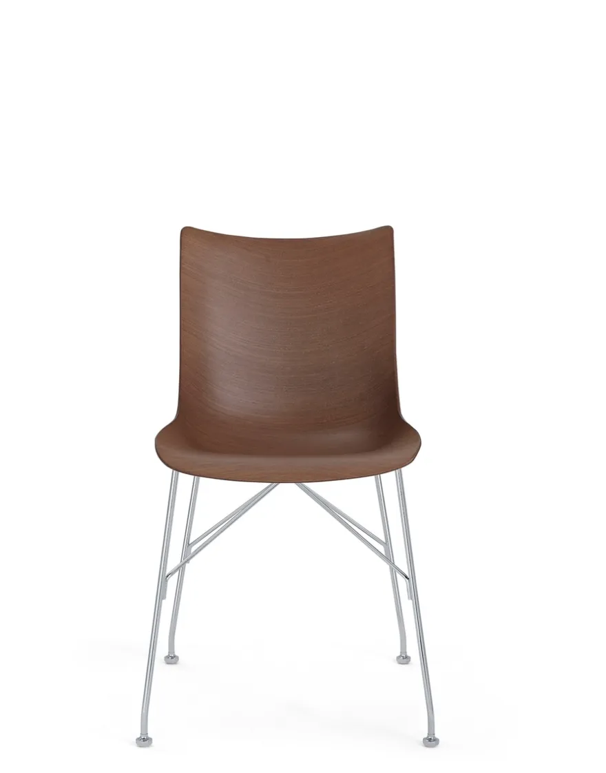 Clearance Kartell P/wood BOIS FONCÉ/CHROME