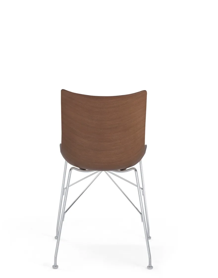 Clearance Kartell P/wood BOIS FONCÉ/CHROME