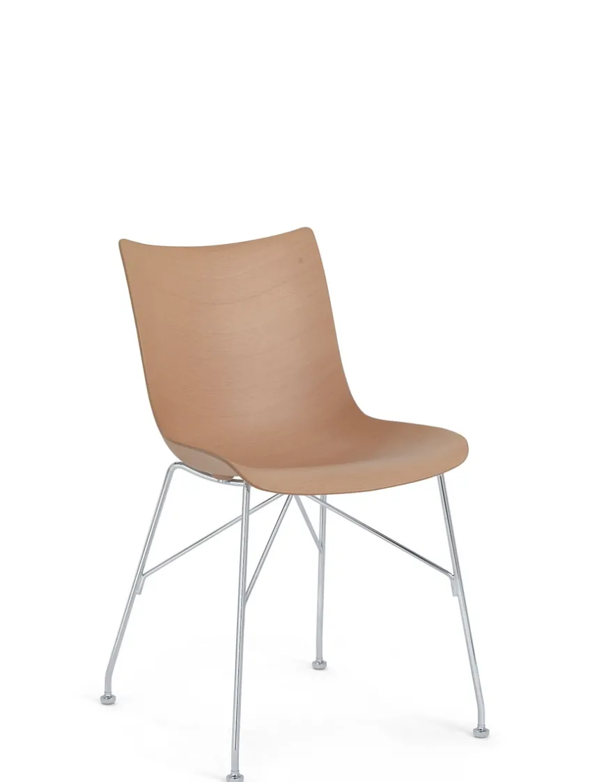 Clearance Kartell P/wood BOIS CLAIR/CHROME