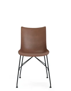 Best Kartell P/wood BOIS FONCÉ/NOIR