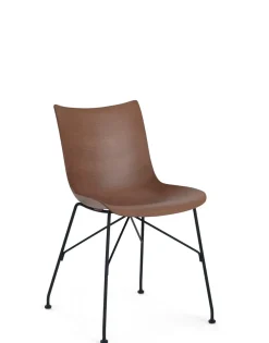 Best Kartell P/wood BOIS FONCÉ/NOIR