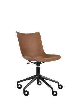 Clearance Kartell P/wood basic veneer BOIS FONCÉ/NOIR