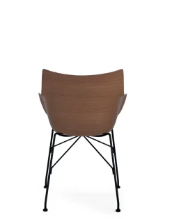 Best Kartell Q/wood BOIS FONCÉ/NOIR