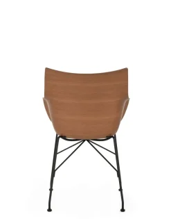 Hot Kartell Q/wood soft BOIS FONCÉ/NOIR/NOIR