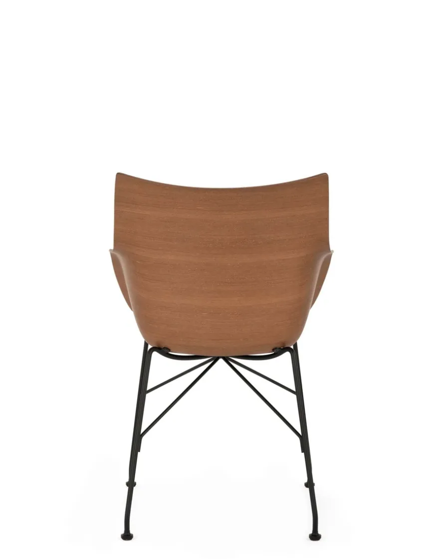 Hot Kartell Q/wood soft BOIS FONCÉ/NOIR/NOIR