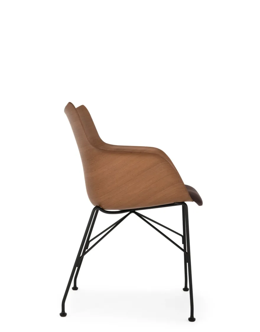 Outlet Kartell Q/wood soft BOIS FONCÉ/NOIR/MARRON