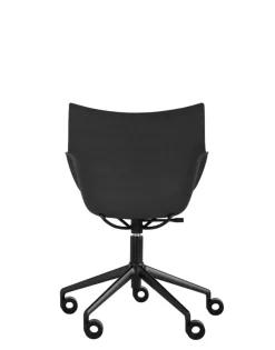 Best Kartell Q/wood wheels BOIS NOIR/NOIR