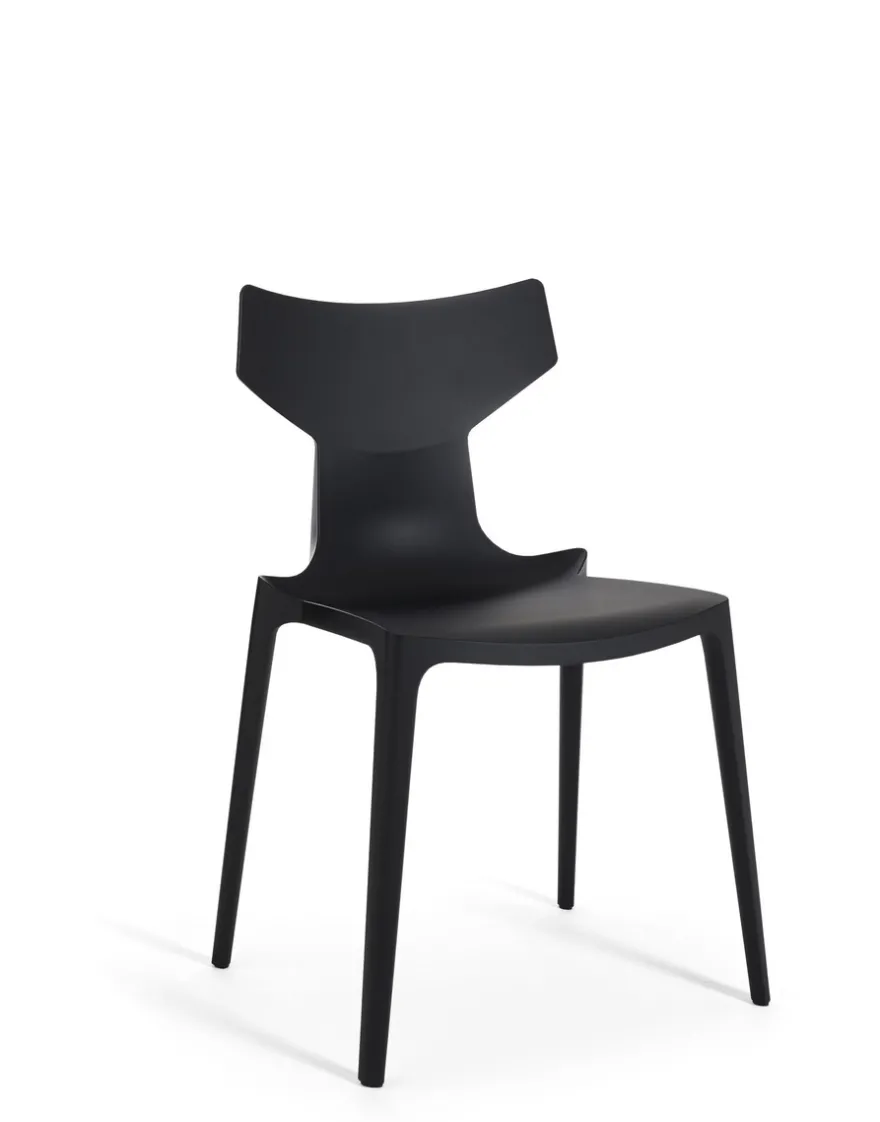 Sale Kartell Re-chair powered by illy (2 chaises) NOIR
