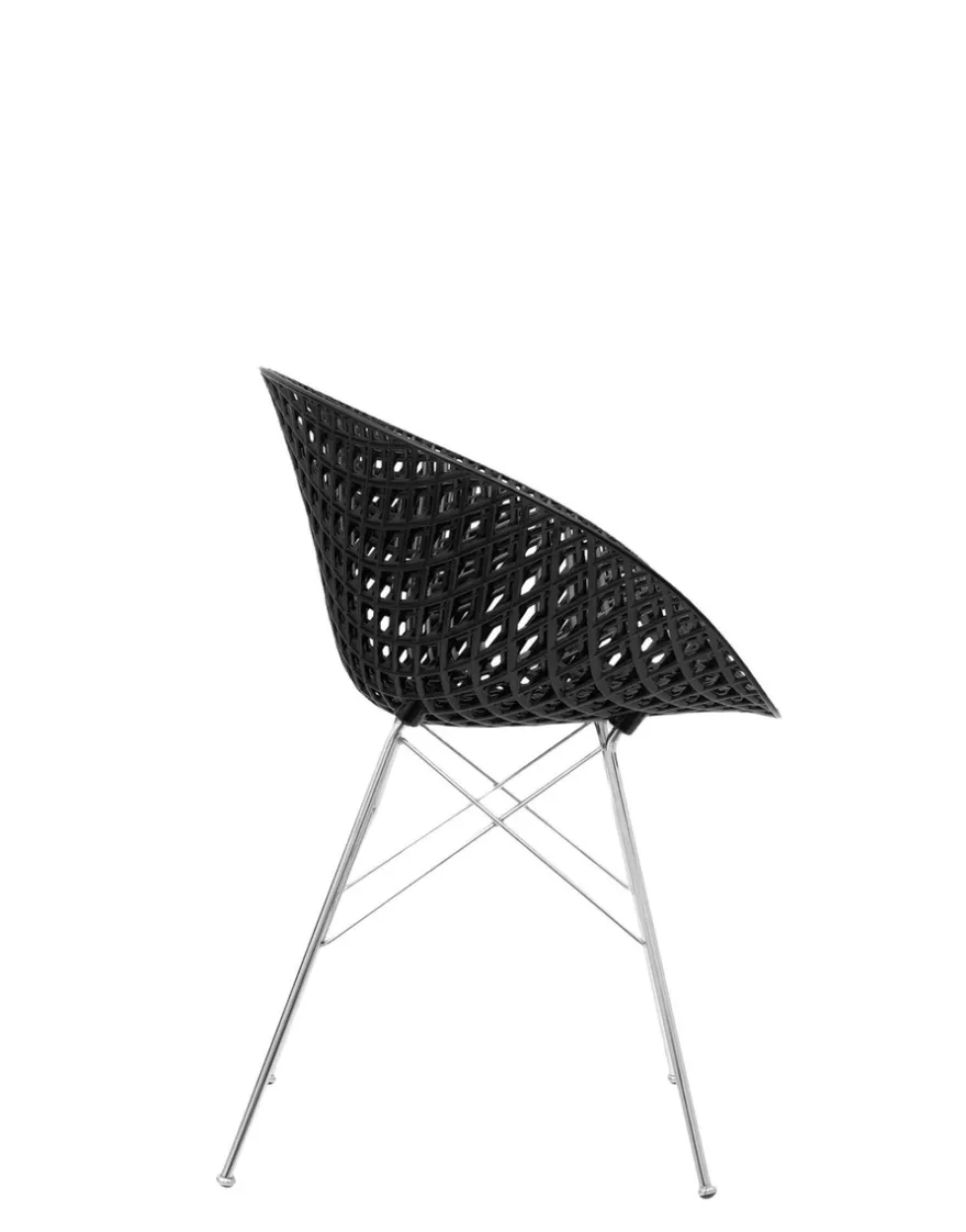 Sale Kartell Smatrik (2 chaises) NOIR/CHROME