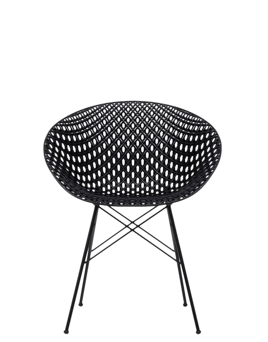 Discount Kartell Smatrik (2 chaises) NOIR/NOIR