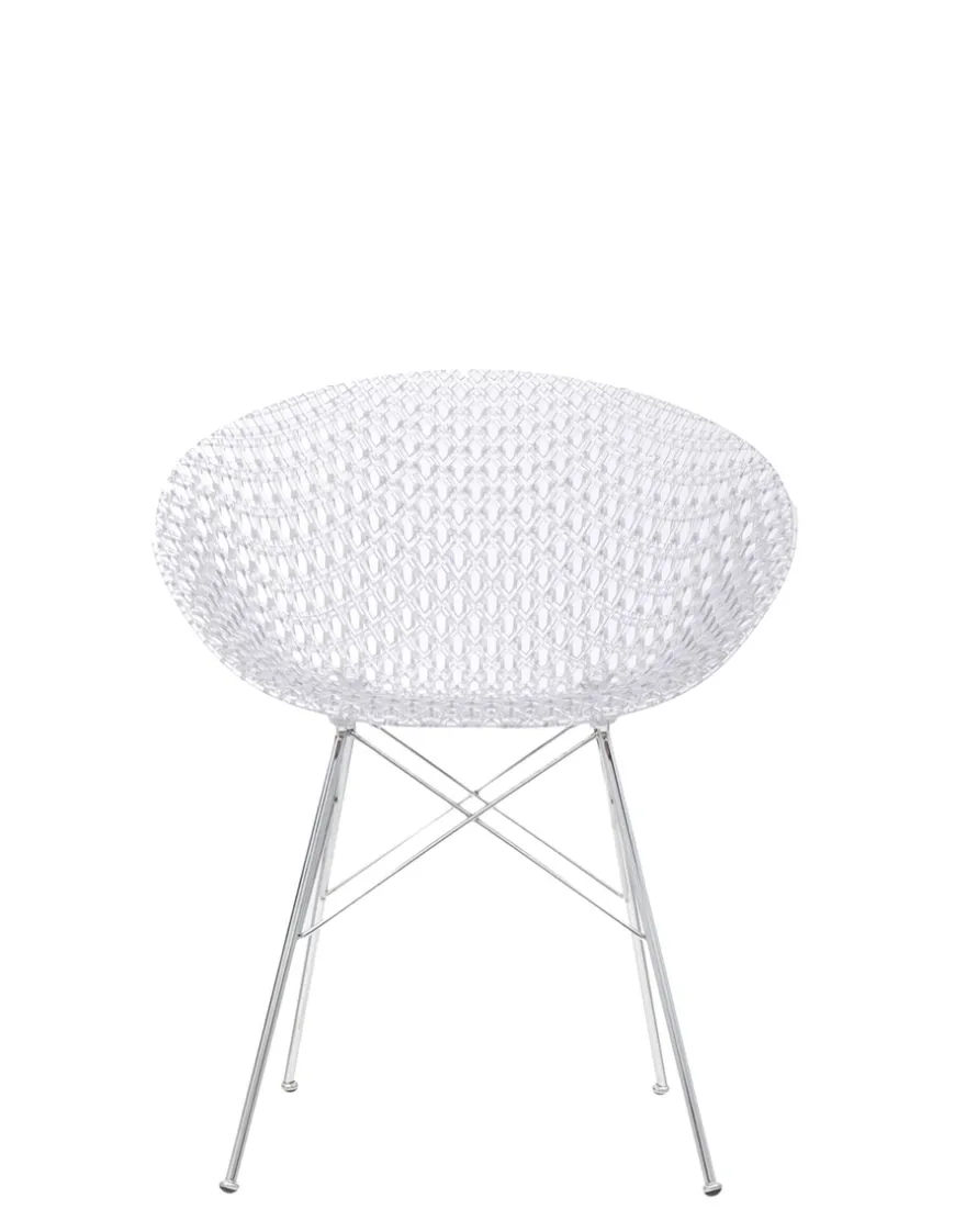 Clearance Kartell Smatrik (2 chaises) TRANSPARENT/CHROME
