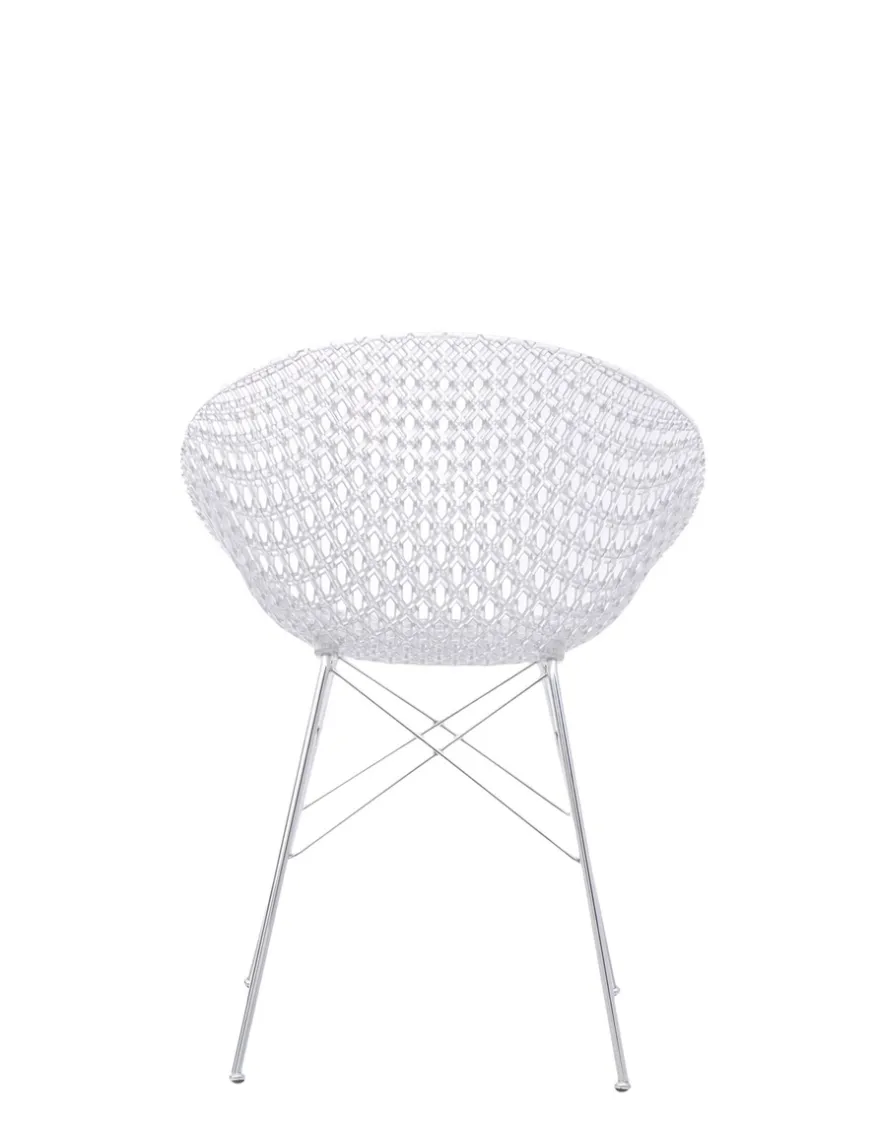 Clearance Kartell Smatrik (2 chaises) TRANSPARENT/CHROME