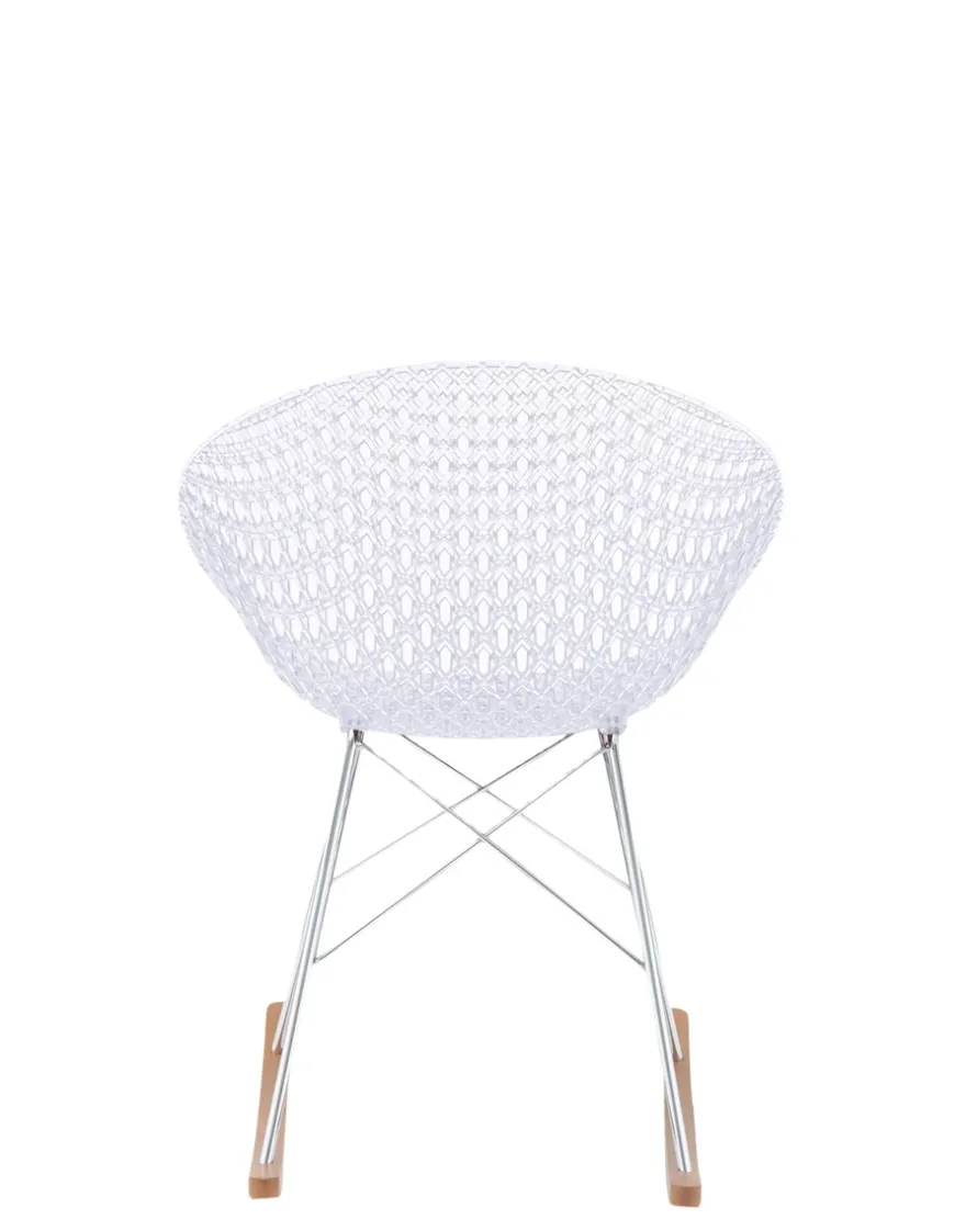New Kartell Smatrik dondolo (2 chaises) TRANSPARENT/CHROME