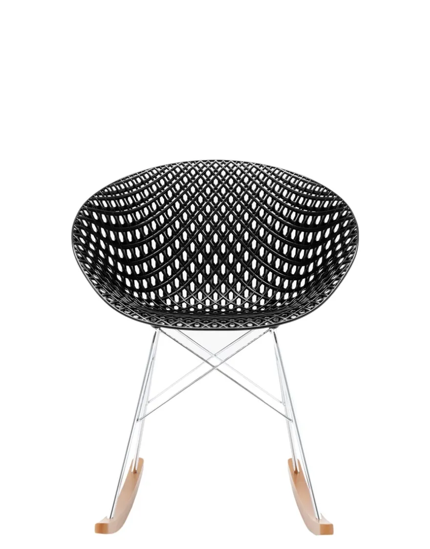 Best Kartell Smatrik dondolo (2 chaises) NOIR/CHROME
