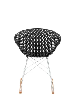 Best Kartell Smatrik dondolo (2 chaises) NOIR/CHROME