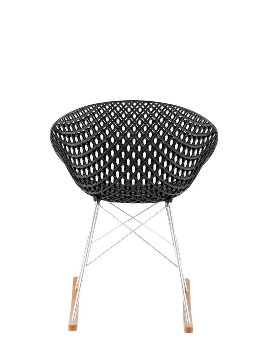Best Kartell Smatrik dondolo (2 chaises) NOIR/CHROME