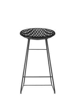 Kartell Smatrik stool outdoor NOIR/NOIR