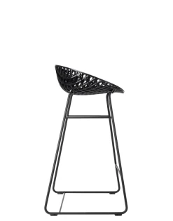 Kartell Smatrik stool outdoor NOIR/NOIR