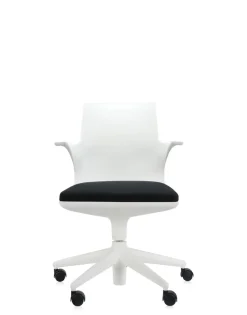 Hot Kartell Spoon chair BLANC/NOIR