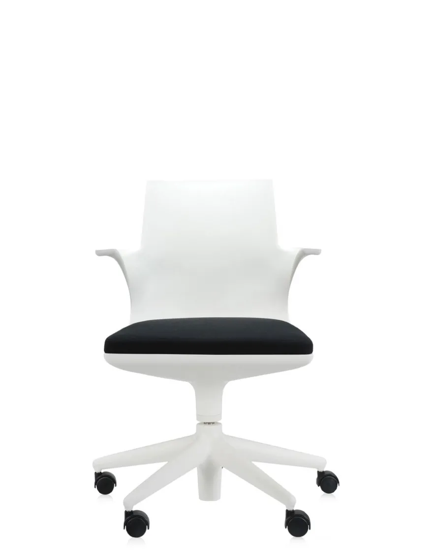 Hot Kartell Spoon chair BLANC/NOIR