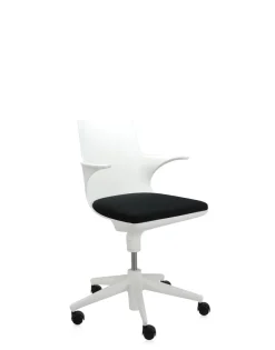 Hot Kartell Spoon chair BLANC/NOIR