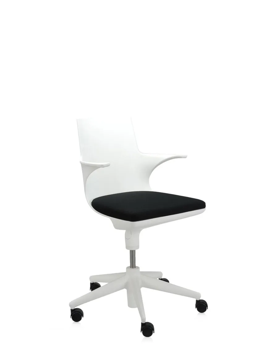 Hot Kartell Spoon chair BLANC/NOIR